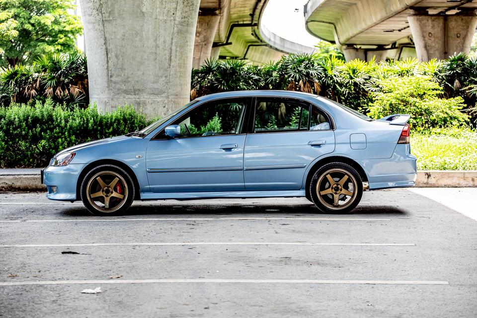 Honda Civic Dm 1.7 สีฟ้า เดิมสวย หายาก ปี 2004  9