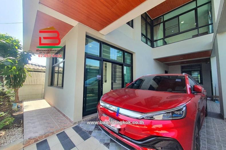 บ้านเดี่ยว สัมมากร 1 (ซอยรามคำแหง 110) เนื้อที่ 46 ตรว. ใกล้เดอะพาซิโอ ทาวน์ รามคําแหง ถนนรามคำแหง แขวงสะพานสูง เขตบางกะปิ กรุงเทพมหานคร 3