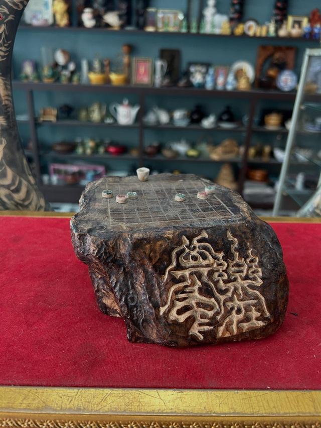 รูปปั้นจีน โต๊ะหิน งานกระเบื้องจีน 5