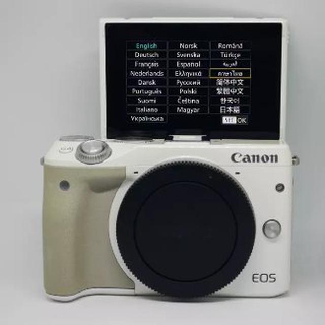 Canon EOS M3 Mirrorless WiFi NFC Camera White Body 4
