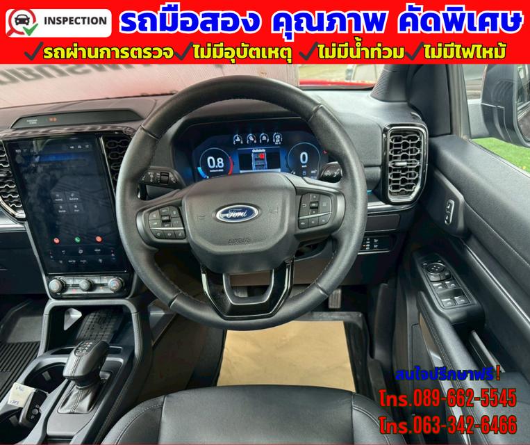 🔴ปี2025 Ford EVEREST 2.0 Titanium+ 4WD. 🔴มี Sunroof  🔴ไมล์แท้ 28,xxxกม. 🔴ยังมีรับประกันศูนย์ ถึง2029 8