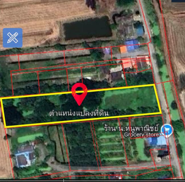ขายที่ดิน 4 ไร่ ไทยน้อย ใกล้ อบต หนองเพรางาย/ใกล้ถนนหลัก ถนนผ่านหน้าที่ ราคาดี 1
