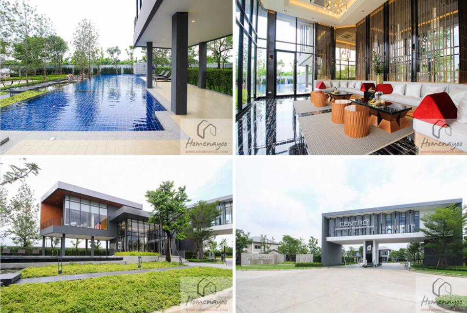 โครงการ เซนโทร ชัยพฤกษ์-แจ้งวัฒนะ 63 ตร.วา 4 นอน 4 น้ำ ติดถนนเมน ถูกกว่าประเมิน และราคาตลาด 12