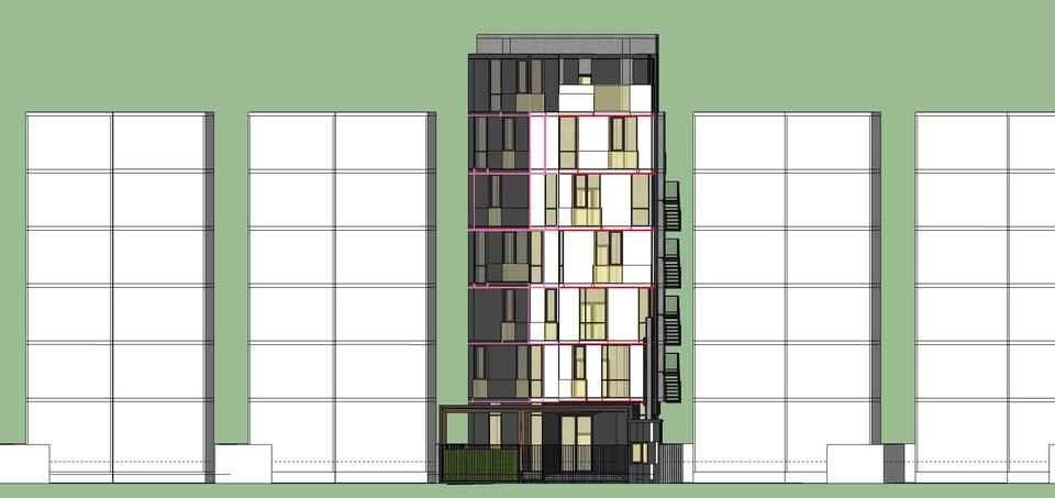 ให้เช่า อาคาร 7 ชั้น วิภาวดี 44 595 ตร.ม. จอดรถได้ 8-10 คัน ติดทางขึ้น-ลง สถานีรถไฟฟ้าสายสีแดง สถานีวัดเสมียนนารี 6