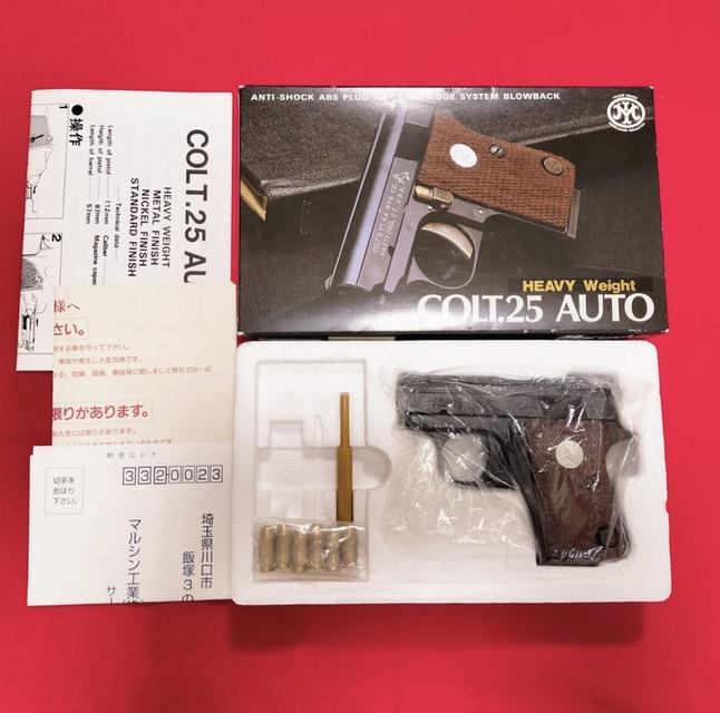 Model Cap Gun Marushin Colt .25 Heavy Weight อุปกรณ์ครบ ใหม่นอนกล่อง ยังไม่เคยยิง รูปย่อยที่ 2