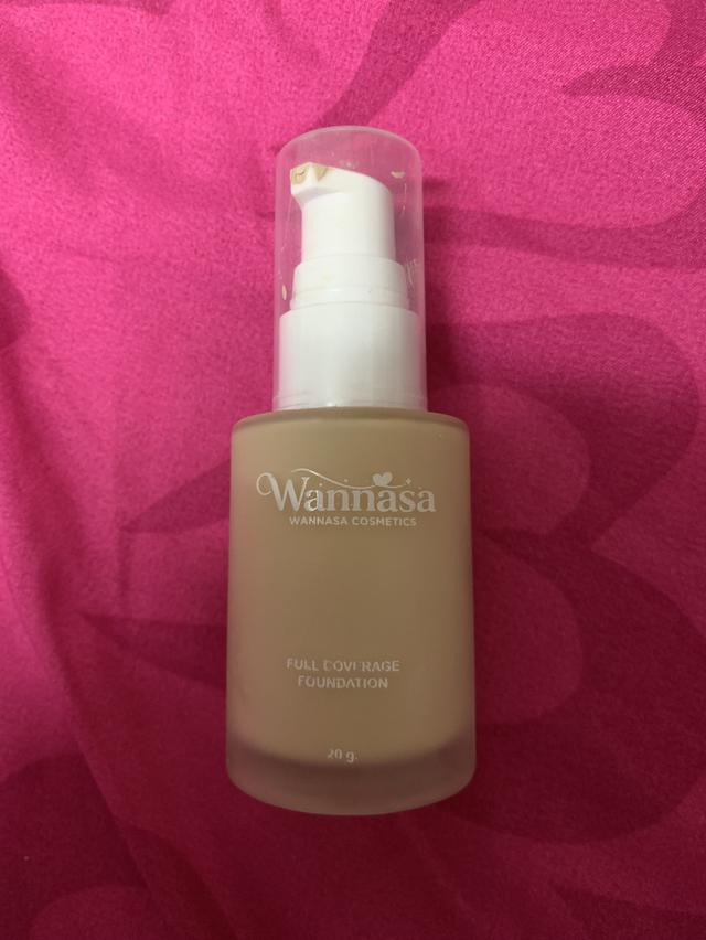 รองพื้นWannasa เบอร์01 สีlight natural