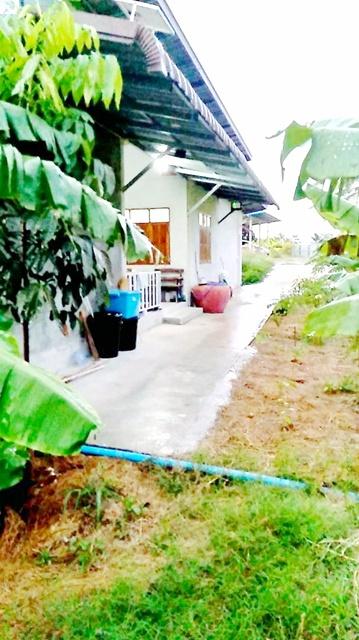 PTT ปตท.เขาบางแกรก4กม. บ้านสวนชั้นเดียว 2นอน 3 น้ำ ทำเลหนองฉาง วัดหนองกระทุ่ม 2กม. 2