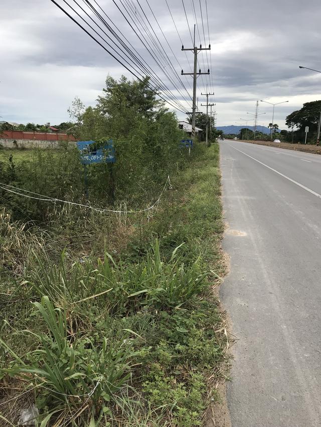 ขายที่ดินแปลงสวย ทำเลดี ติดถนนใหญ่ ตรงข้ามกับบริษัท ฟู่เซิง จำกัด อำเภอดอยหล่อ-จอมทองจังหวัเชียงใหม่ เนื้อที่ 1ไร่สวยรูปสี่เหลี่ยมหน้ากว้าง20เมตร 3