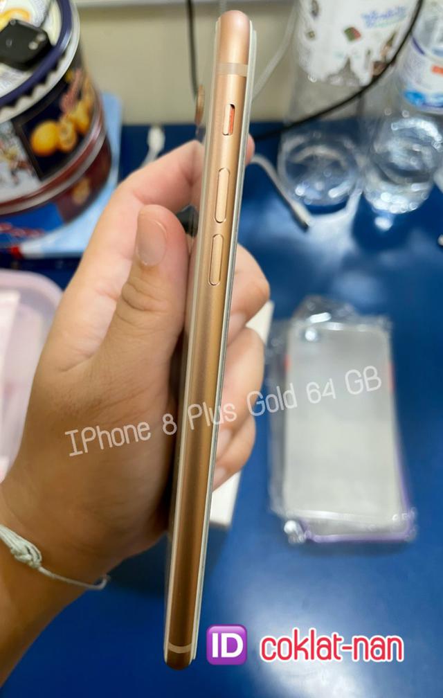 IPhone 8 Plus สี Gold  64 GB อุปกรณ์ครบกล่อง สภาพนางฟ้า  ของแท้ทุกชิ้น  3