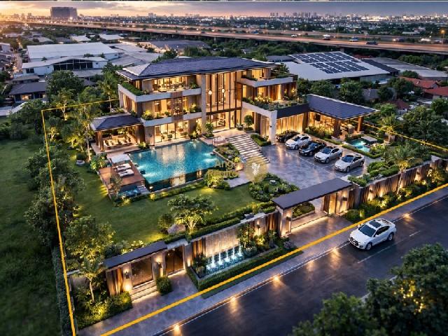 ขายที่ดิน รามคำแหง 12 – พระราม 9 1-2-96 ไร่ (696 ตร.ว.) ใกล้ MRT รามคำแหง 3