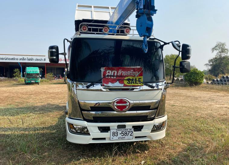 รถ6ล้อดั้มติดเครน HINO145 ปี 60