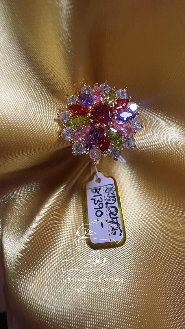 แหวนแฟชั่น เพชรแฟนซี CZ สวยน่ารักกกมาก แบบ บริดเจอตัน ราคา ฿1,390.- บาท รวมส่ง Bridgerton syle