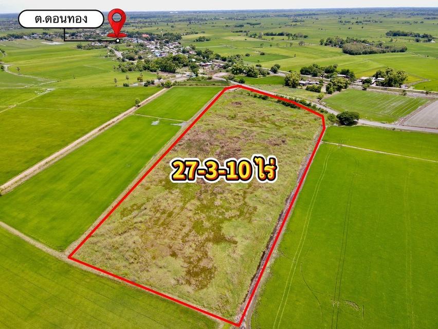 ขายที่ดินติดถนนลาดยาง แหล่งชุมชน  📍ต.หรเทพ อ.บ้านหมอ จ.สระบุรี 2