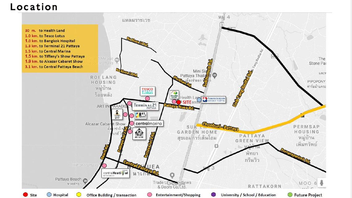 ขายที่ดินเปล่า พัทยา Healthland 3