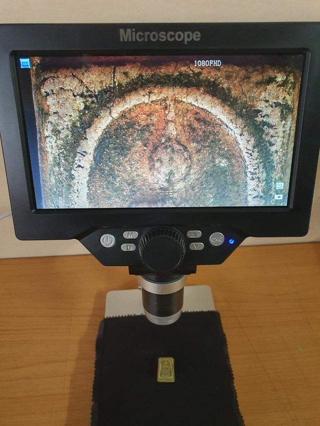 กล้องขยาย Portable LCD Digital Microscope 7" 1200X กล้องจุลทรรศน์ กล้องไมโครสโคป มือสอง 2