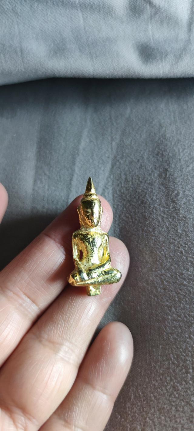 พระยอดธงกะไหล่ทองโบราณ พระบ้านเก่าเก็บจากเมืองกาญจน์"
