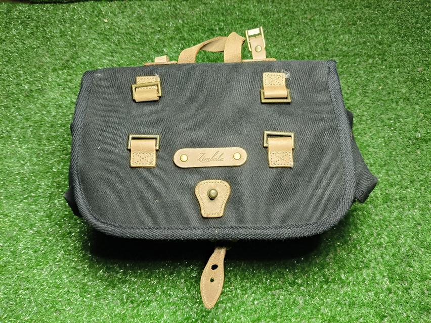 Zimbala Bicycle Waterproof Canvas Sadle Bag รูปที่ 1