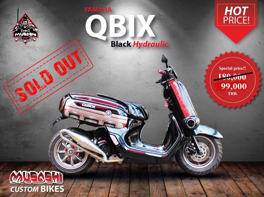 YAMAHA QBIX 125 cc Black Hydraulic 6
