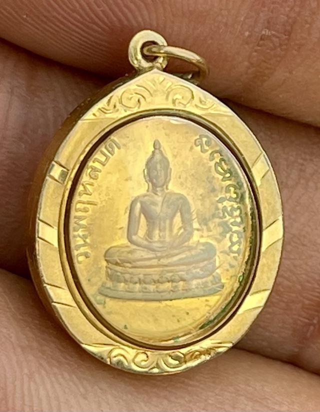 จี้พระวันพฤหัสบดี หลัง12นักษัตร เนื้อทองคำ กรอบทอง 4