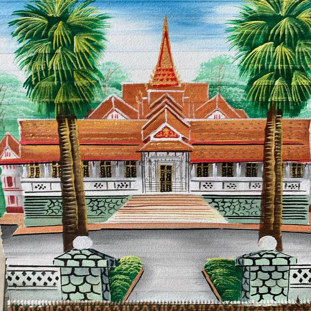 ภาพเขียนบนเสท่อสาน ภาพวาด 4