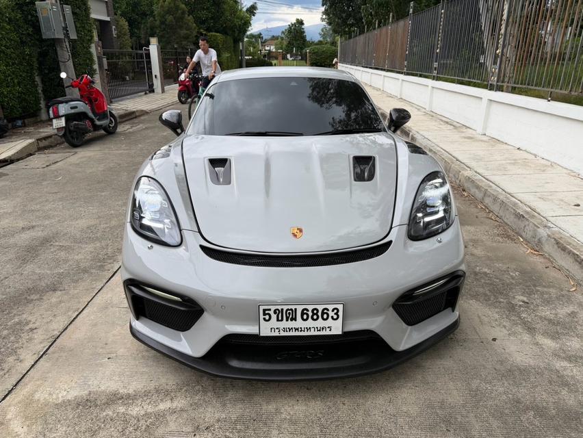 2018 PORSCHE 718 CAYMAN 2.0 Turbo สีดำ WRAP สีเทา เลขไมล์เพียง 48,XXX KM