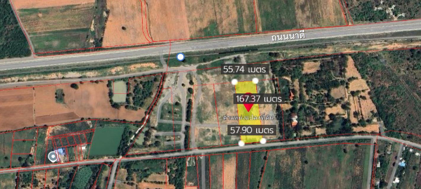 ที่ดินเปล่า ต.สีคิ้ว อ.สีคิ้ว จ.นครราชสีมา 6ไร่ หน้าที่ดินติดถนนคอนกรีต2เลน 2