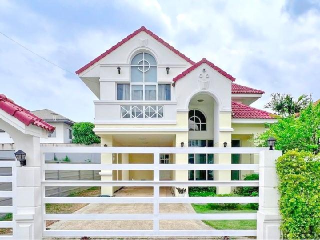 เฉลิมพระเกียรติ 62 ARL บ้านทับช้าง 3.6 กม. บ้านเดี่ยว 2 ชั้นพร้อมสวน 90 ตร.วา. จัดเต็มเฟอร์ 3 นอน 3 น้ำ บารเมษฐ์ 1