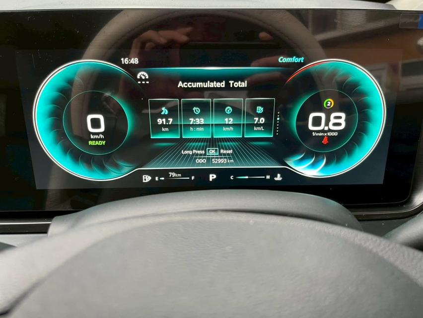 รถMG VS TOP 1.5 X SUNROOF AUTO ปี 2023 SUV จุดเด่นไมล์แท้ 52,xxx โล ~เครื่องยนต์เบนซิน 1.5 Hybrid ประหยัดสุดคุ้ม