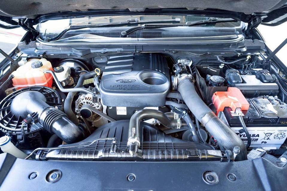 FORD RANGER 2.2 XLT เกียร์ AT ปี 2019 สีดำ โฉม HI-RIDER OPEN CAB รูปที่ 13