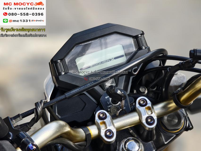 Zoomer x ไมล์ดิจิตอล ล้อแมก เครื่องเดิมเสียงเงียบ ใช้งานได้ปกติ มีเล่มเขียวชุดโอนให้ครบ NO1220 6
