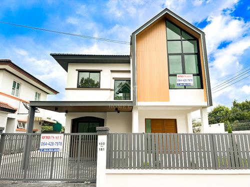 บ้านเดี่ยว 2 ชั้น หลังริม หมู่บ้าน ชัยพฤกษ์ วัดลาดปลาดุก 1