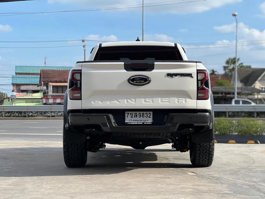 ปี 2023 FORD RANGER, 2.0 RAPTOR BI-TURBO 4WD โฉม DOUBLE CAB สีขาว เกียร์ออโต้ รูปที่ 6