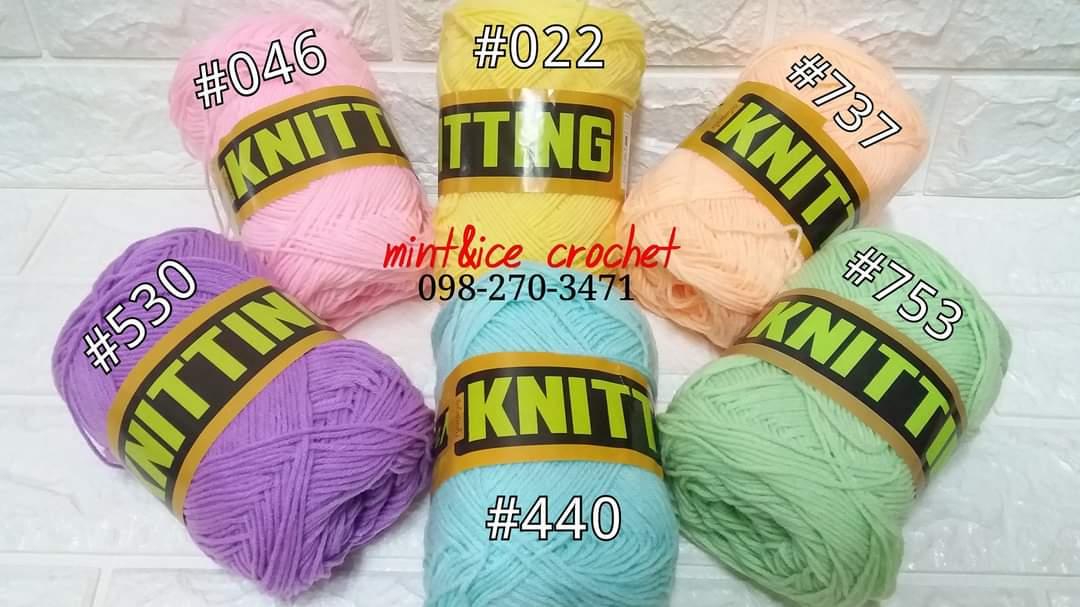 ไหมพรมอีเกิ้ล4ply สีพื้น Knitting  Eagle รูปที่ 9