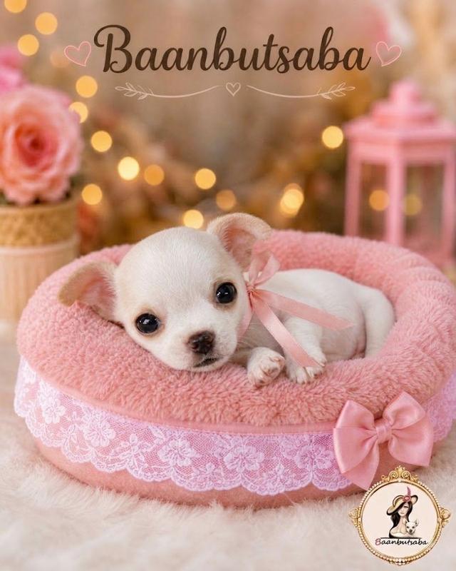 Baanbutsaba(ลูกชิวาวาสีขาวแฟนซี) รูปที่ 5