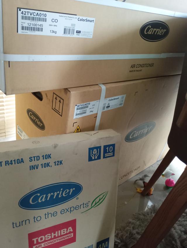100% new: แอร์ carrier - smart home รุ่นใหม่ล่าสุด อุปกรณ์ครบเซ็ท ยังไม่ได้แกะกล่องใช้งาน รูปย่อยที่ 4