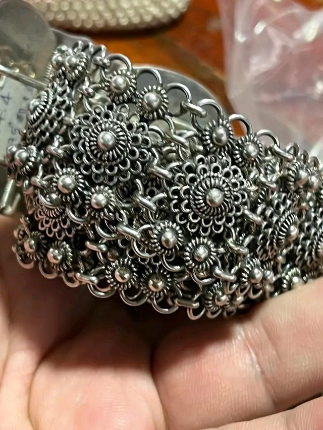 เข็มขัดโบราณ เงิน 92.5 น้ำหนัก 454 กรัม ความยาว 37.5 นิ้ว รูปที่ 3