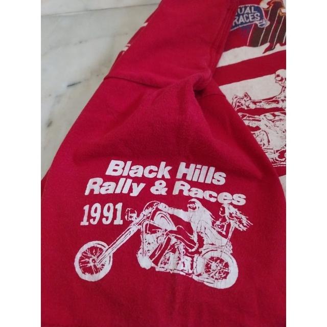 เสื้อยืดแขนสั้น แนวไบค์เกอร์ Sturgis,S.D.Ride & Free 51st Anniversary 1991 แท้ มือสอง สภาพดี ของพร้อมส่งครับ รูปที่ 6