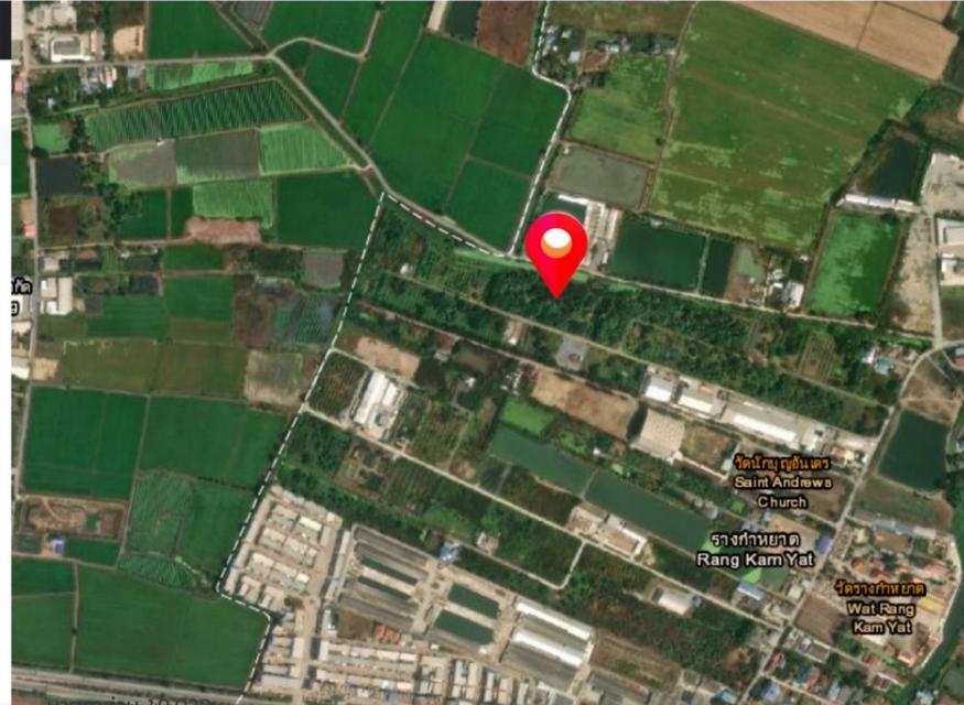 ขายที่ดิน บางเลน 1 ไร่ 2 งาน 97 ตรว  ตรว.ละ 3,500 บาท  เข้าทางซอยประมาณ 150 เมตร ที่ดินอยู่ทางขวามือ ติดต่อ 095-7897915 1