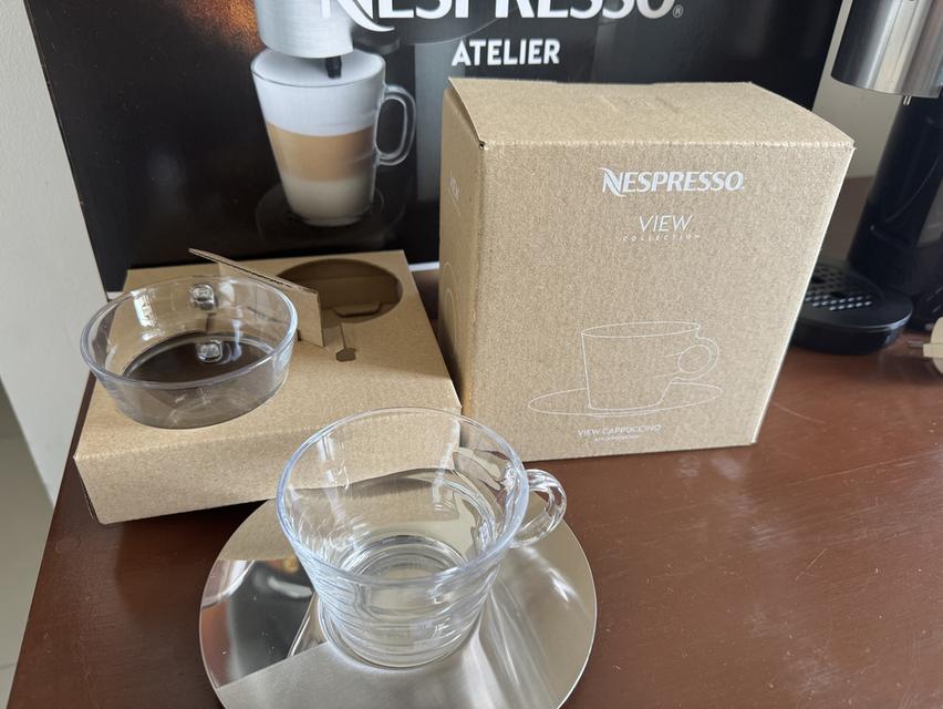 ขายเครื่องชงกาแฟชนิดแคปซูล Nespresso Atelier สภาพดีพร้อมของแถม 2