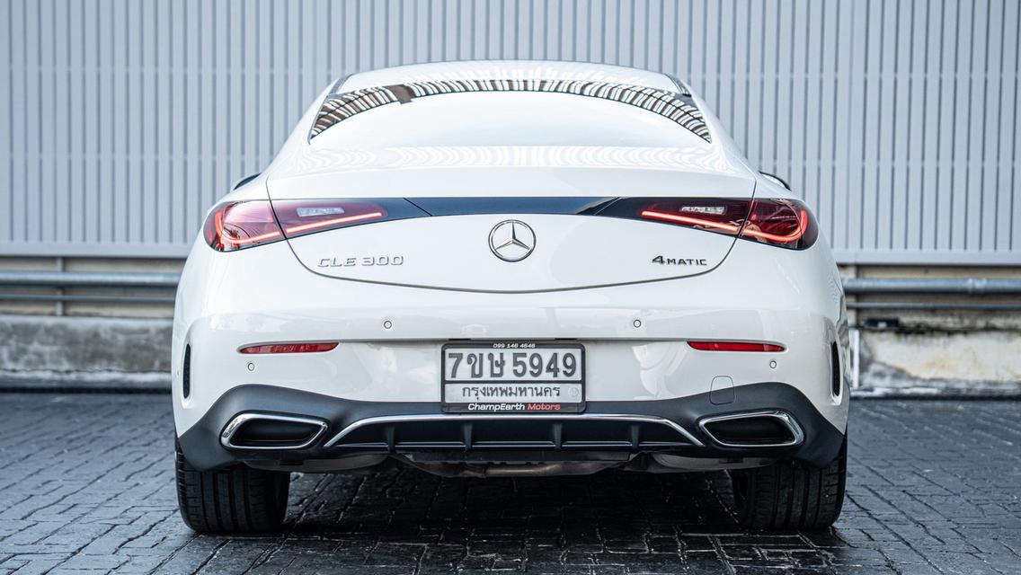 Mercedes-Benz CLE300 4Matic Coupe AMG Dynamic 2025 สีขาว เบาะสีแดง รถออกศูนย์ Benz Thailand เลขไมล์น้อย Warranty ศูนย์เหลือถึง 29/09/2028 รูปที่ 9