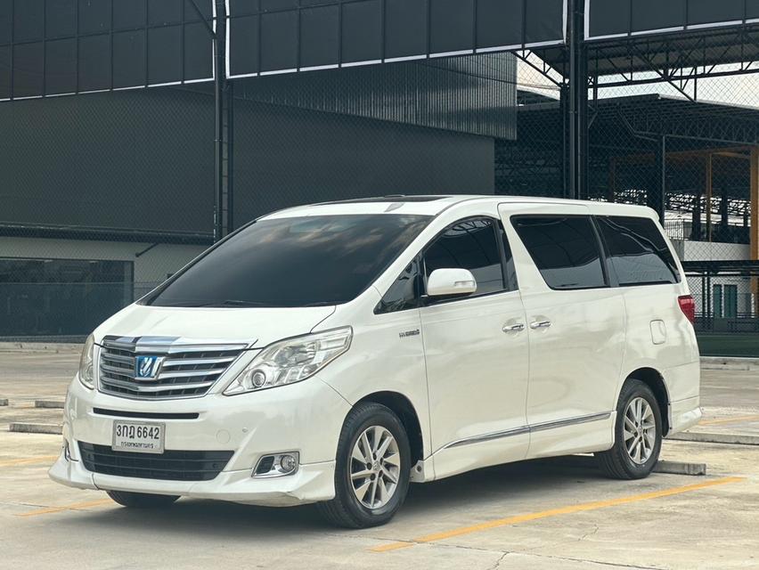 (แจ้งรหัสรถ NCT226).Toyota Alphard 2.5 Hybrid E-Four (Top) 2012 จด 2013 รูปย่อยที่ 4