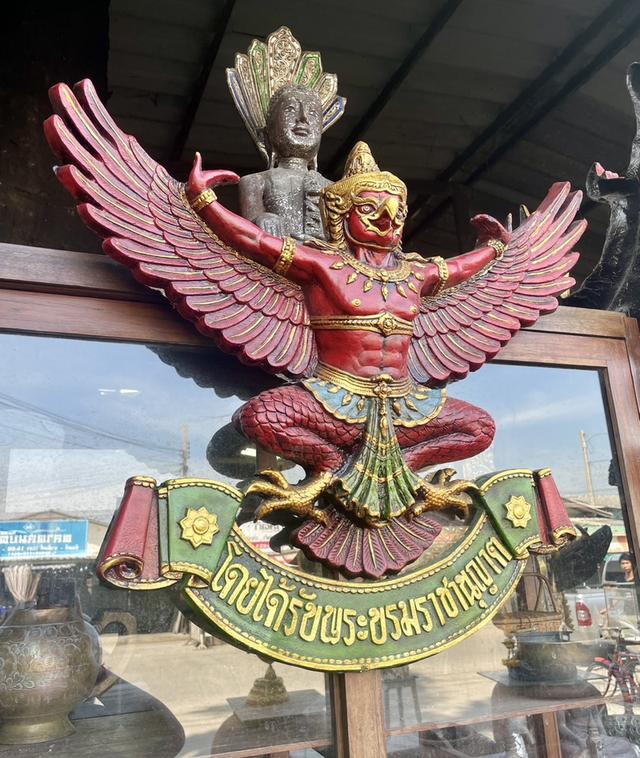 รูปหล่อพญาครุฑ ขนาด70ซม ครุฑแขวนผนัง 3