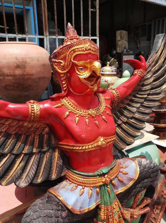 พญาครุฑธนาคารเก่า พญาครุฑองค์ใหญ่ ขนาด1เมตร30ซม 3