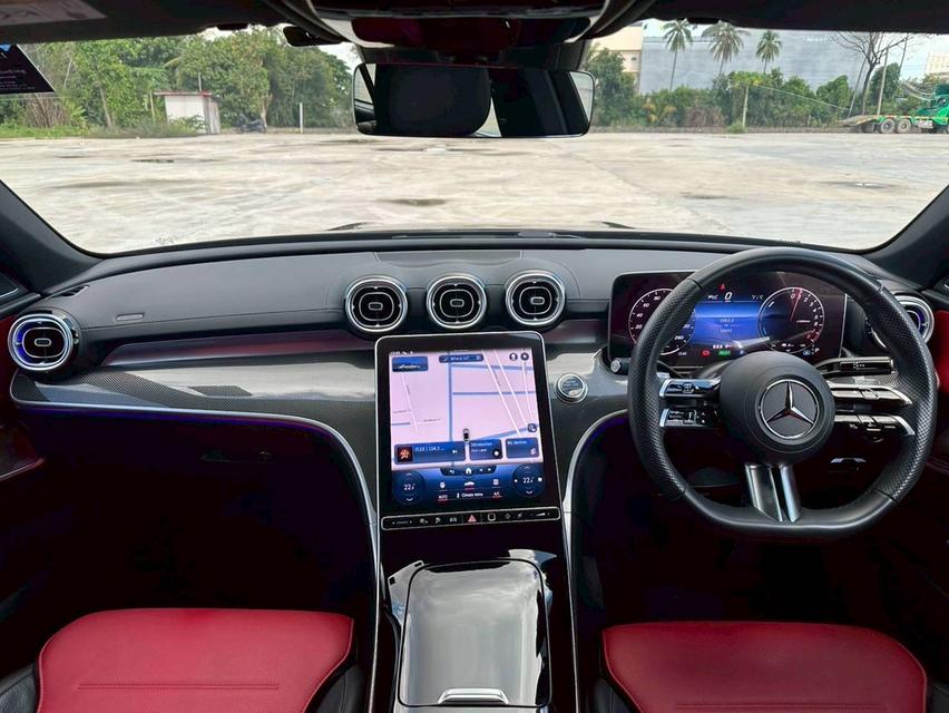 Mercedes Benz C350e AMG W206 ปี 2022 จด 2024 สีดำ เบาะแดง 14