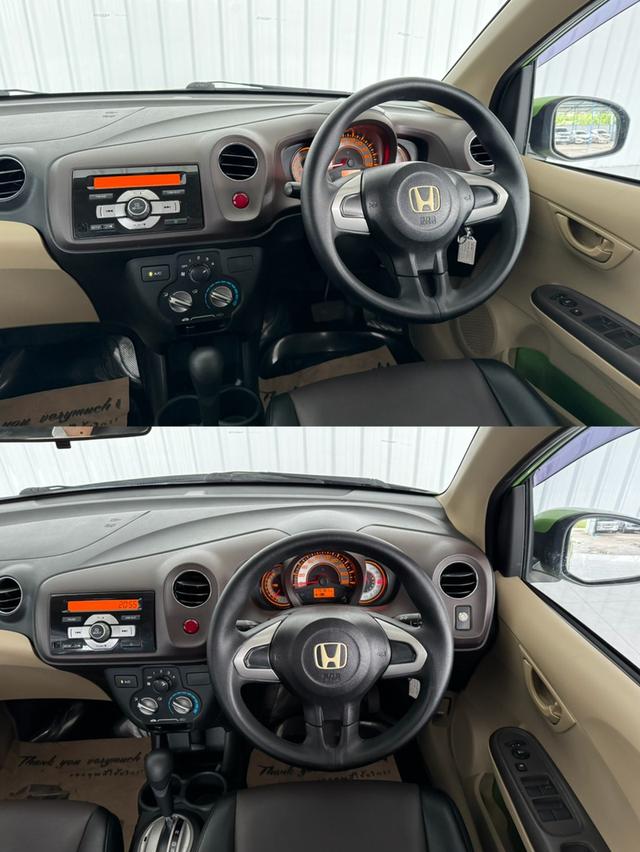 สีเขียวเหนี่ยวทรัพย์ Brio 1.2Vเกียร์ออโต้ 9
