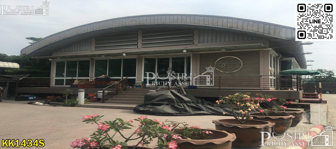 ขายที่ดิน 7 ไร่ พร้อมพื้นที่ใช้สอย ลานคอนกรีตเต็มพื้นที่ มีโรงงาน โกดัง สำนักงาน อุปกรณ์และใบ รง.4 ครบถ้วน แถมติดถนน 2 ด้านในราคาที่เปล่า - KK1434S 2