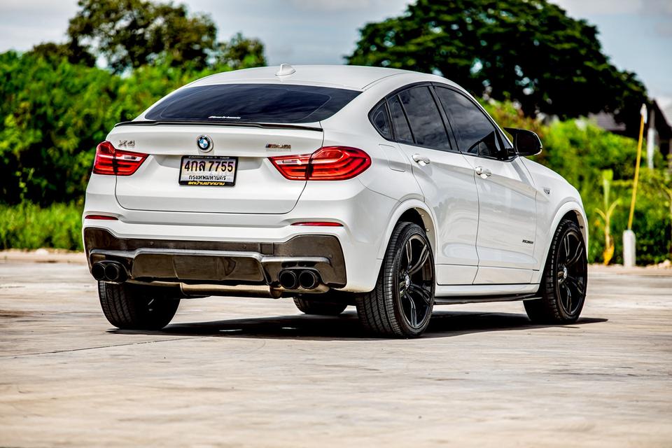 Bmw X4 XDrive20d M Sport 2.0 ดีเซล สีขาว 2017 ของแต่งหลายแสน
