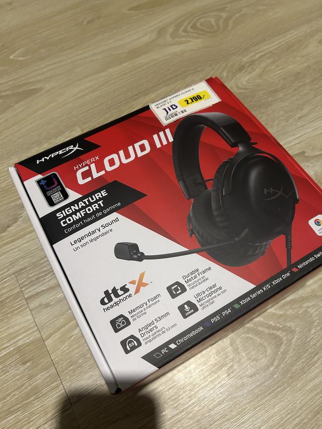 หูฟังเกมมิ่ง HyperX มือสอง สภาพเหมือนใหม่+ แขนจับจอคู่ Ezgonoz มีปรกัน ใบเสร็จทั้งสองอย่าง 2