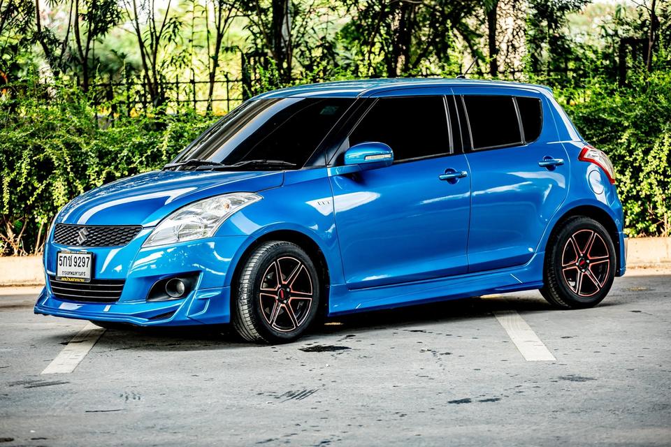 SUZUKI SWIFT 1.25 GLX สีฟ้า ปี 2014 มือเดียวป้ายแดง