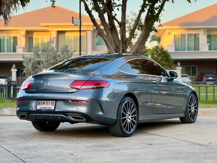 รหัสรถ AVA5115 💢 Benz C250 Coupe AMG Dynamic รุ่น Top หลังคาแก้ว ปี 2018 W205 7
